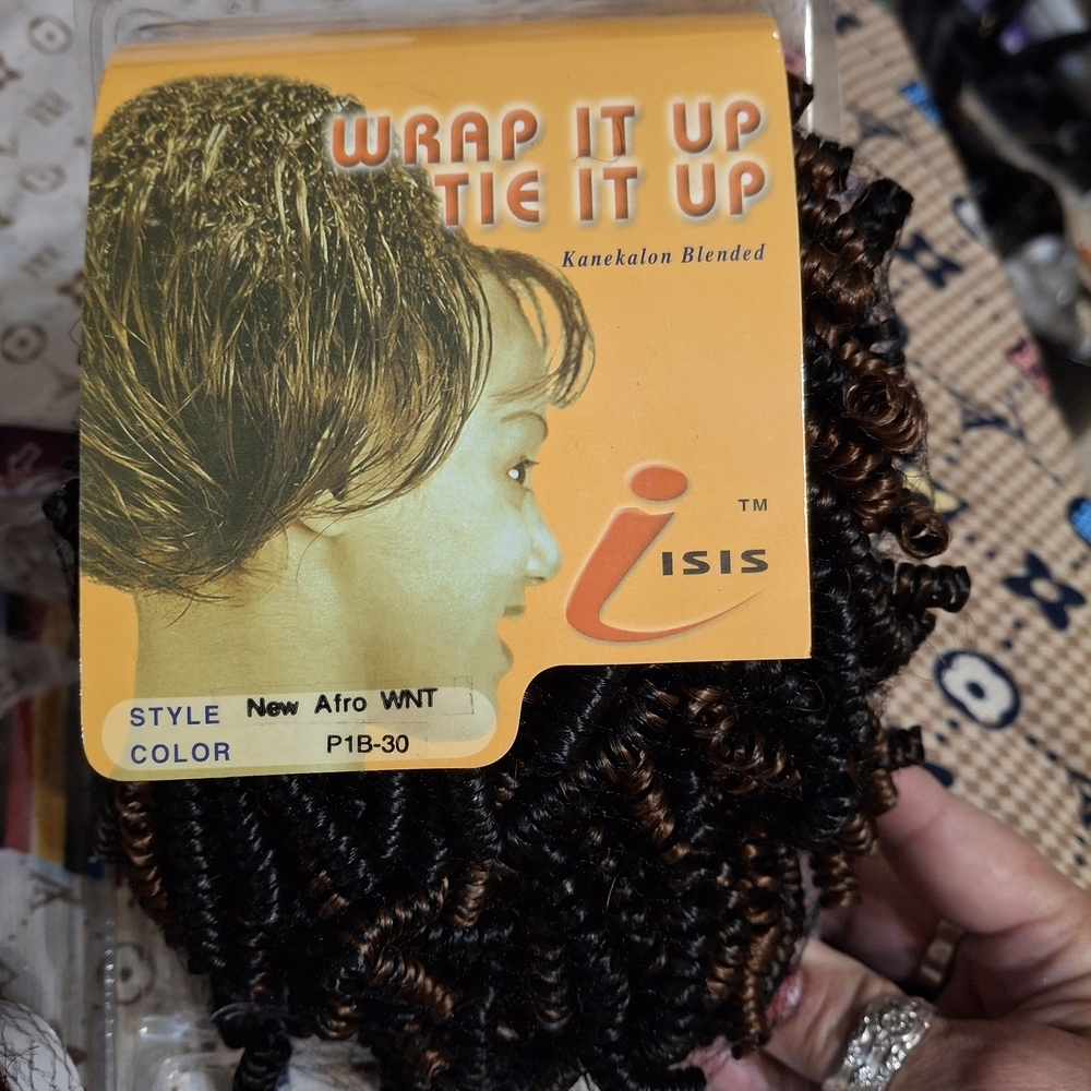 Isis New Afro WNT Hair Extensions - Black and Brown